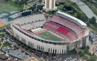 Aerial view of Ohio Stadium and the surrounding Ohio State campus